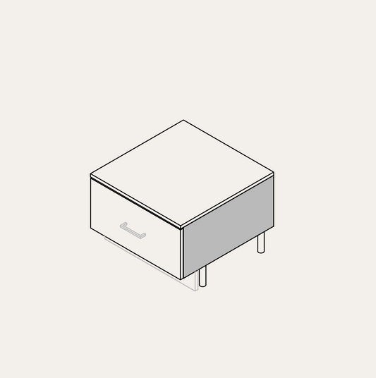 Base - Bench + 1 Drawer