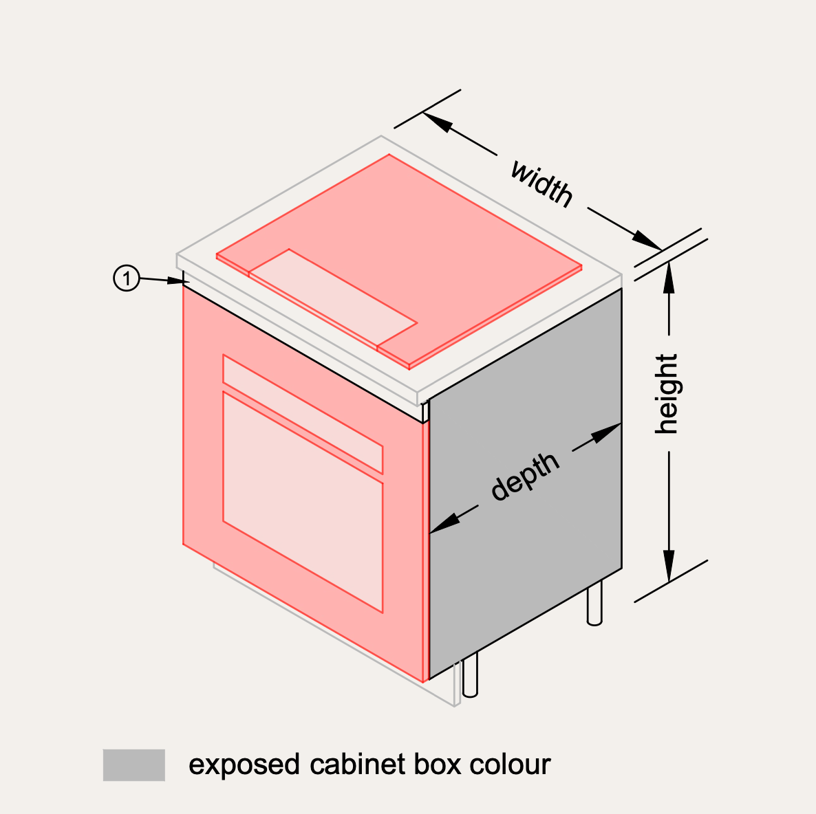 Base - Oven + Cooktop