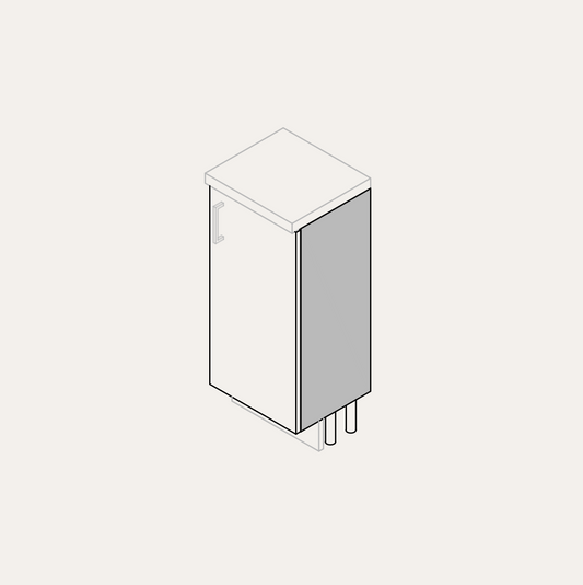 Base - Reduced Depth (Right Hinge)