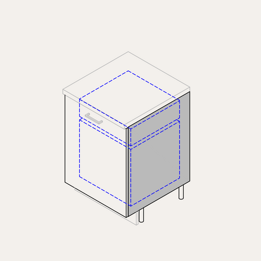 Base - Recycle Pull-Out + 1 Internal Pull-Out