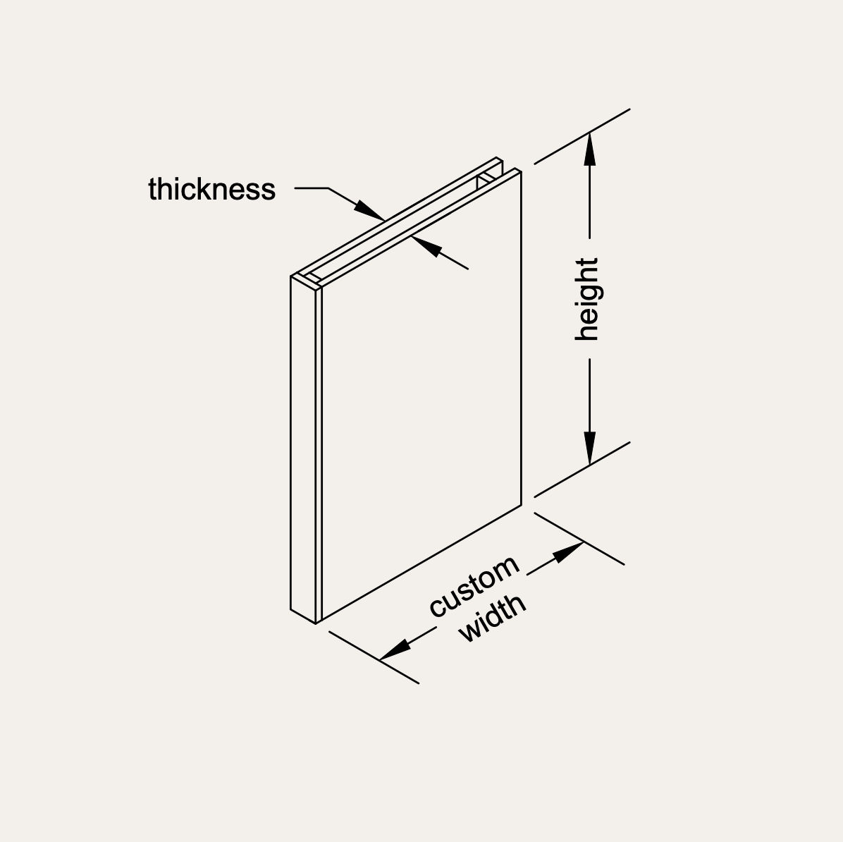 Custom Sized Base Column Panel