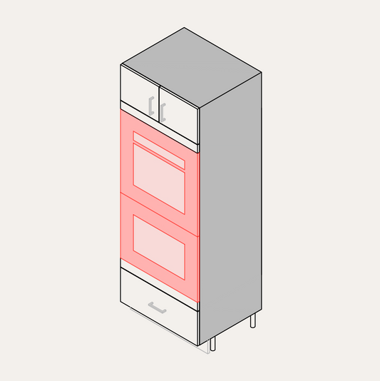 Tall - Double Oven + 1 Drawer