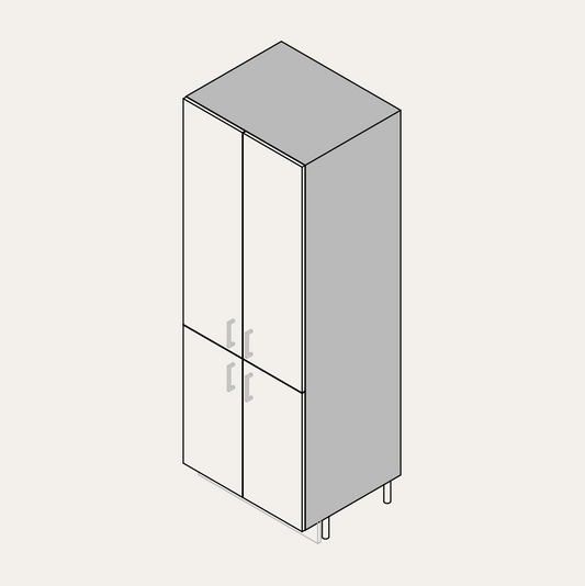 Tall - Low Door (2 Doors Wide)
