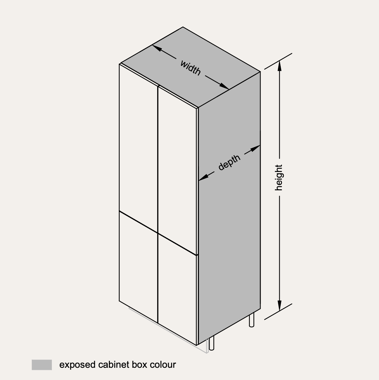 Tall - Low Door (2 Doors Wide)