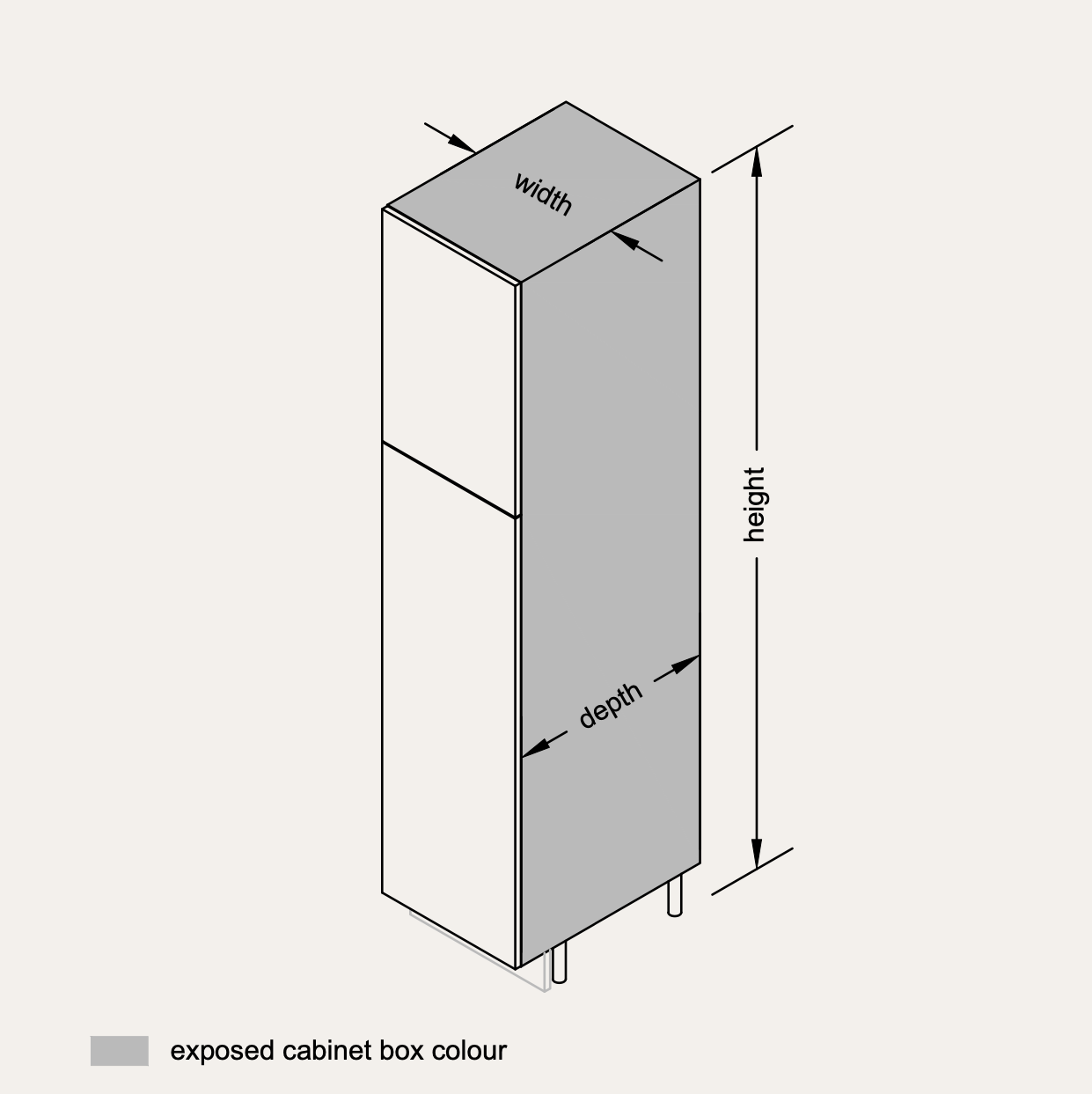 Tall - Standard (Right Hinge)