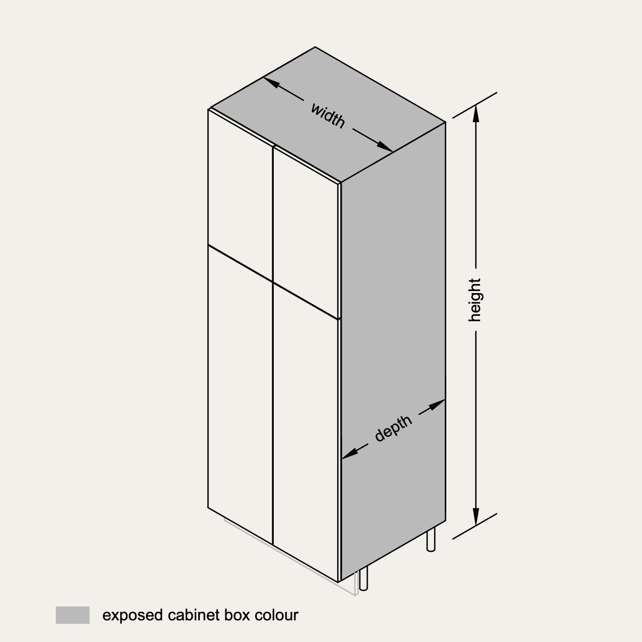 Tall - Standard (2 Doors Wide)