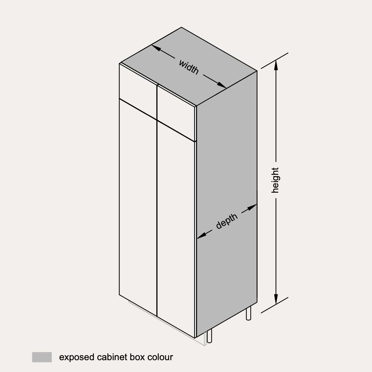Tall - Broom (2 Doors Wide)