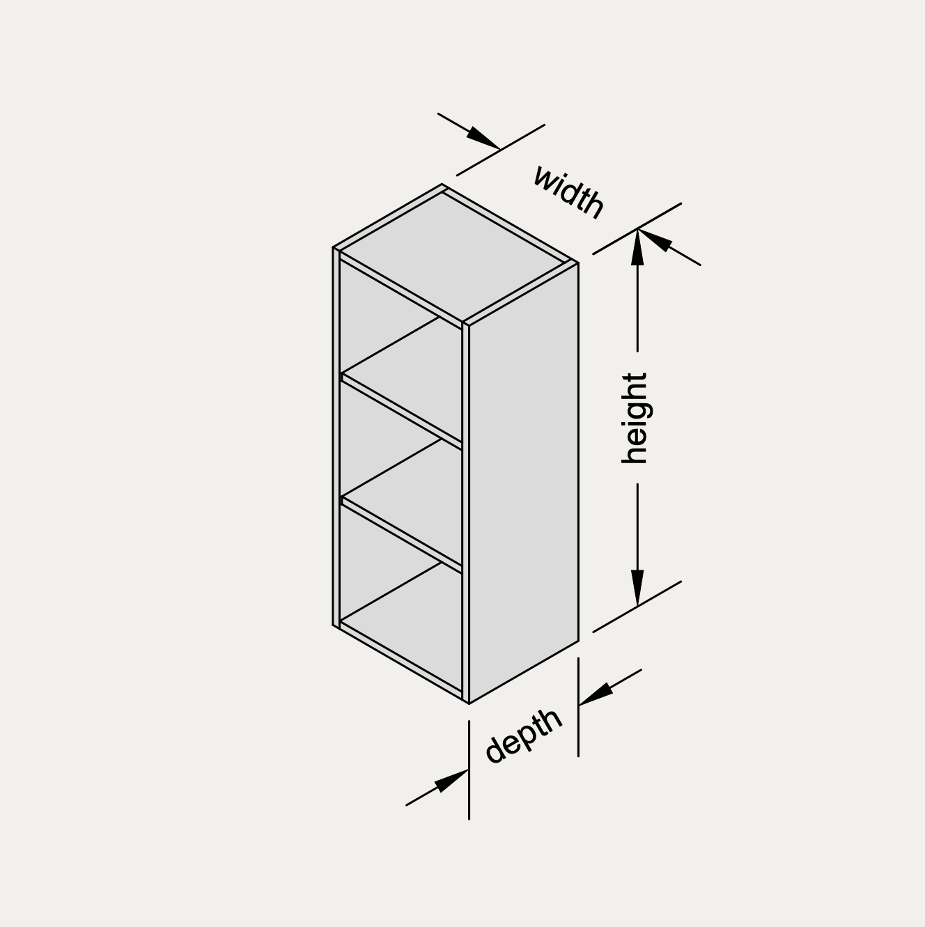 Wall - Open Shelf