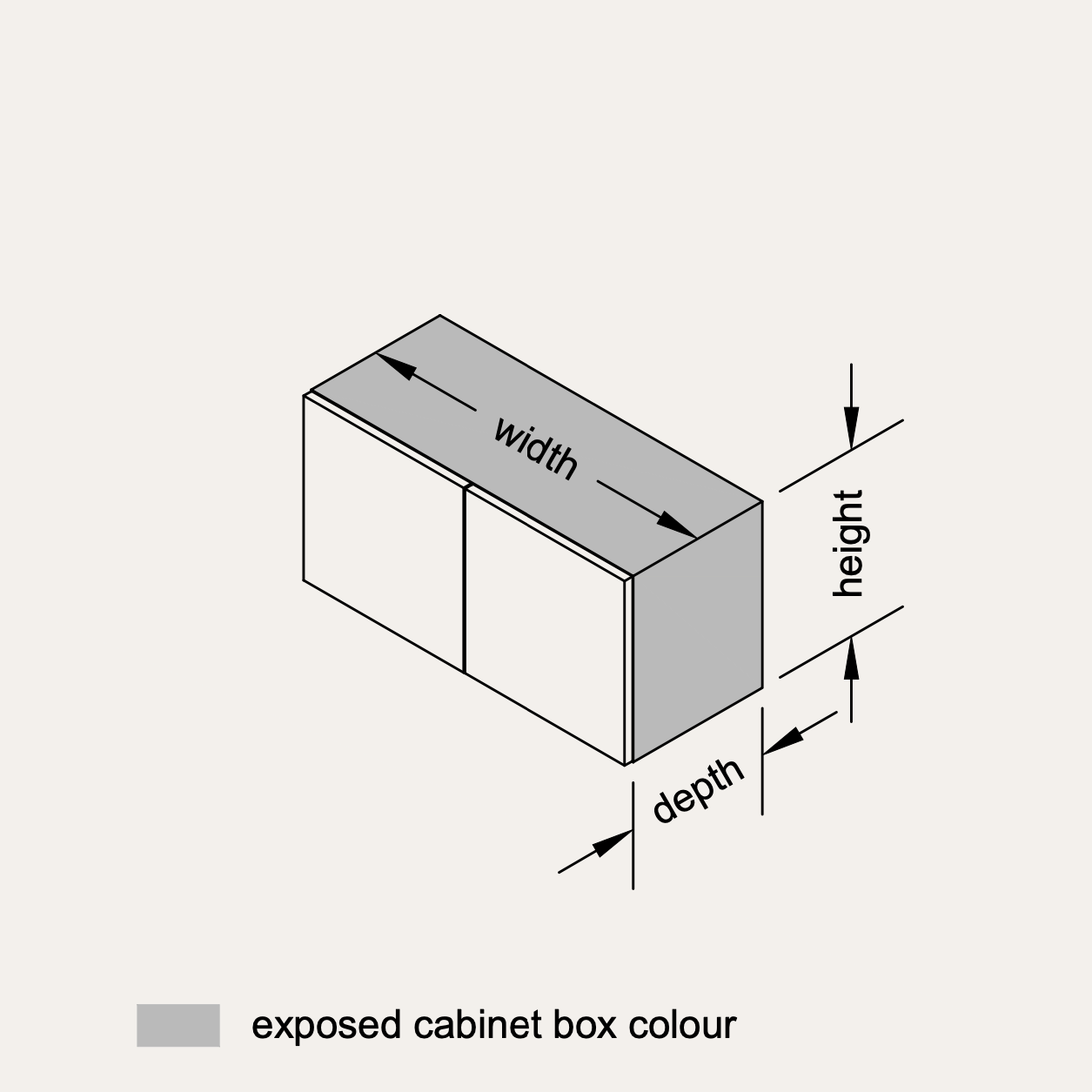 Wall - Short Standard (2 Doors Wide)