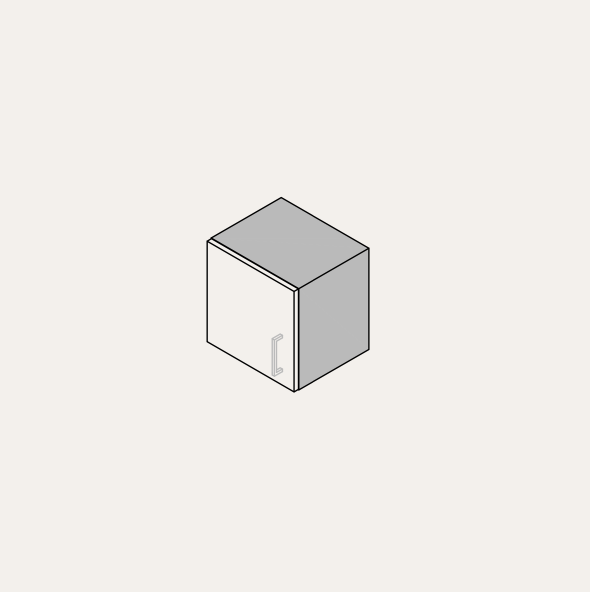 Wall - Short Standard (Left Hinge)