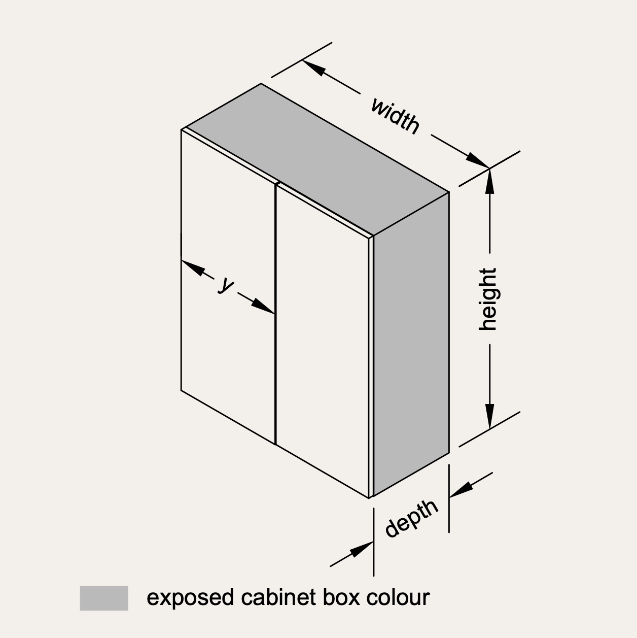 Wall - Tall Blind (Left Hinge)