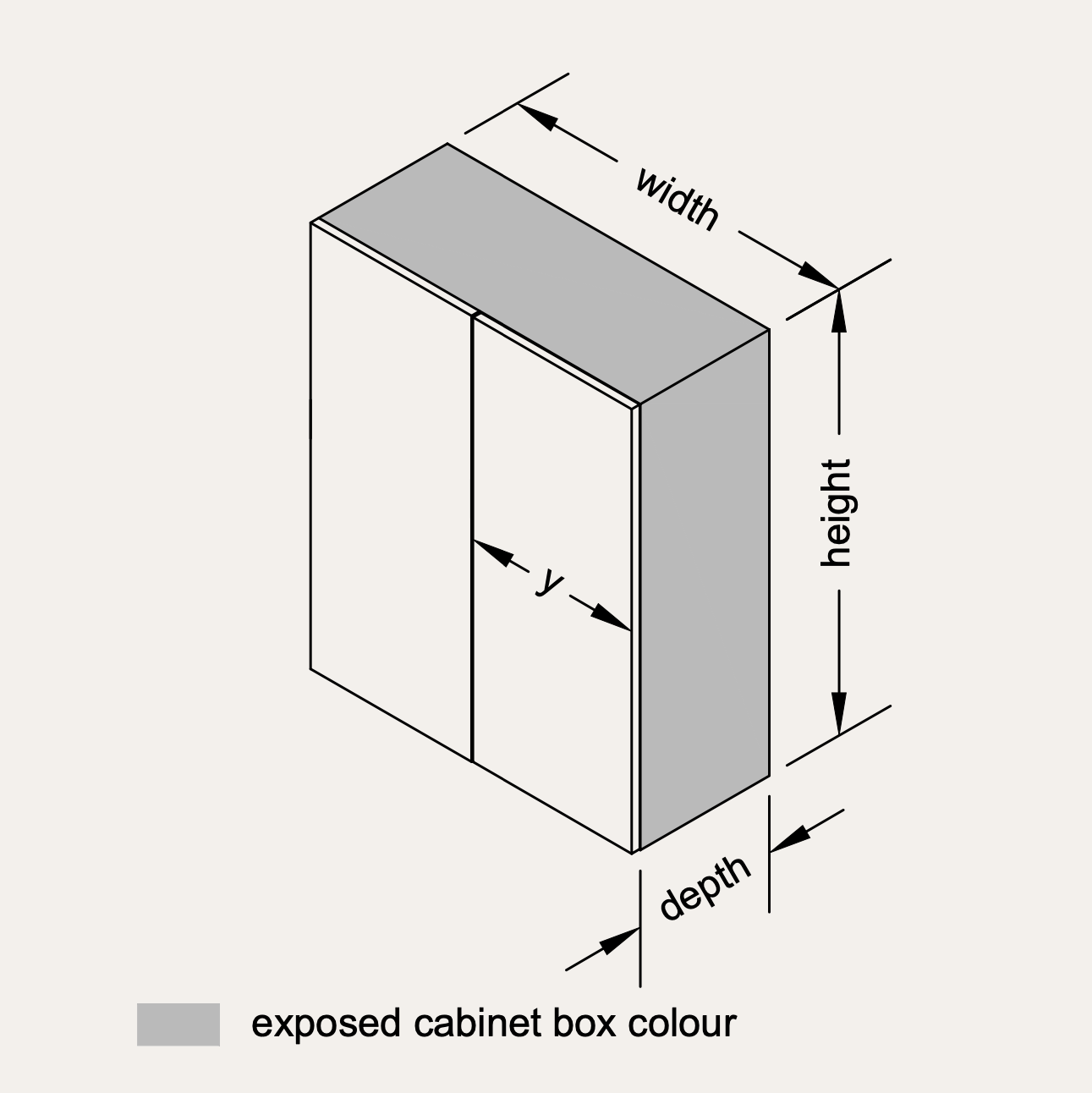 Wall - Tall Blind (Right Hinge)