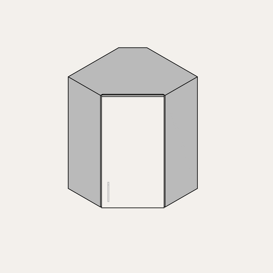Wall - Tall Diagonal (Right Hinge)