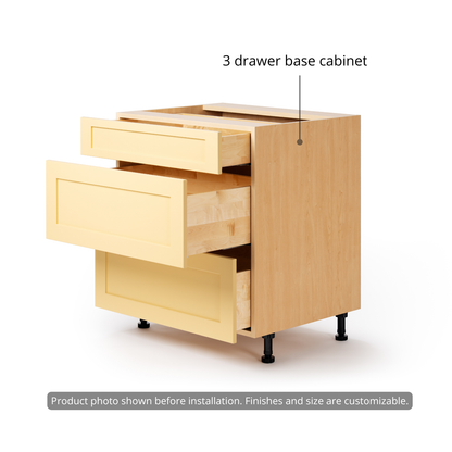 Base - 3 Drawers