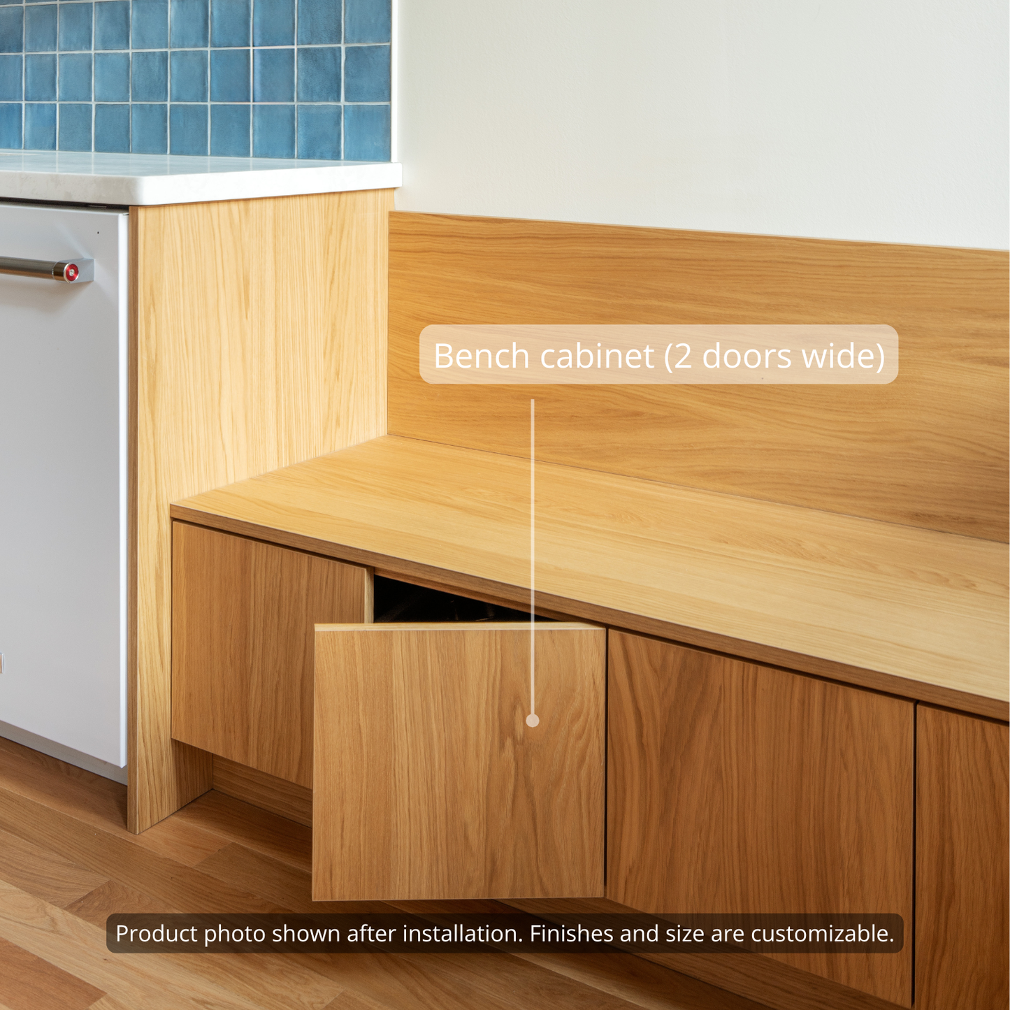 Base - Bench (2 Doors Wide)