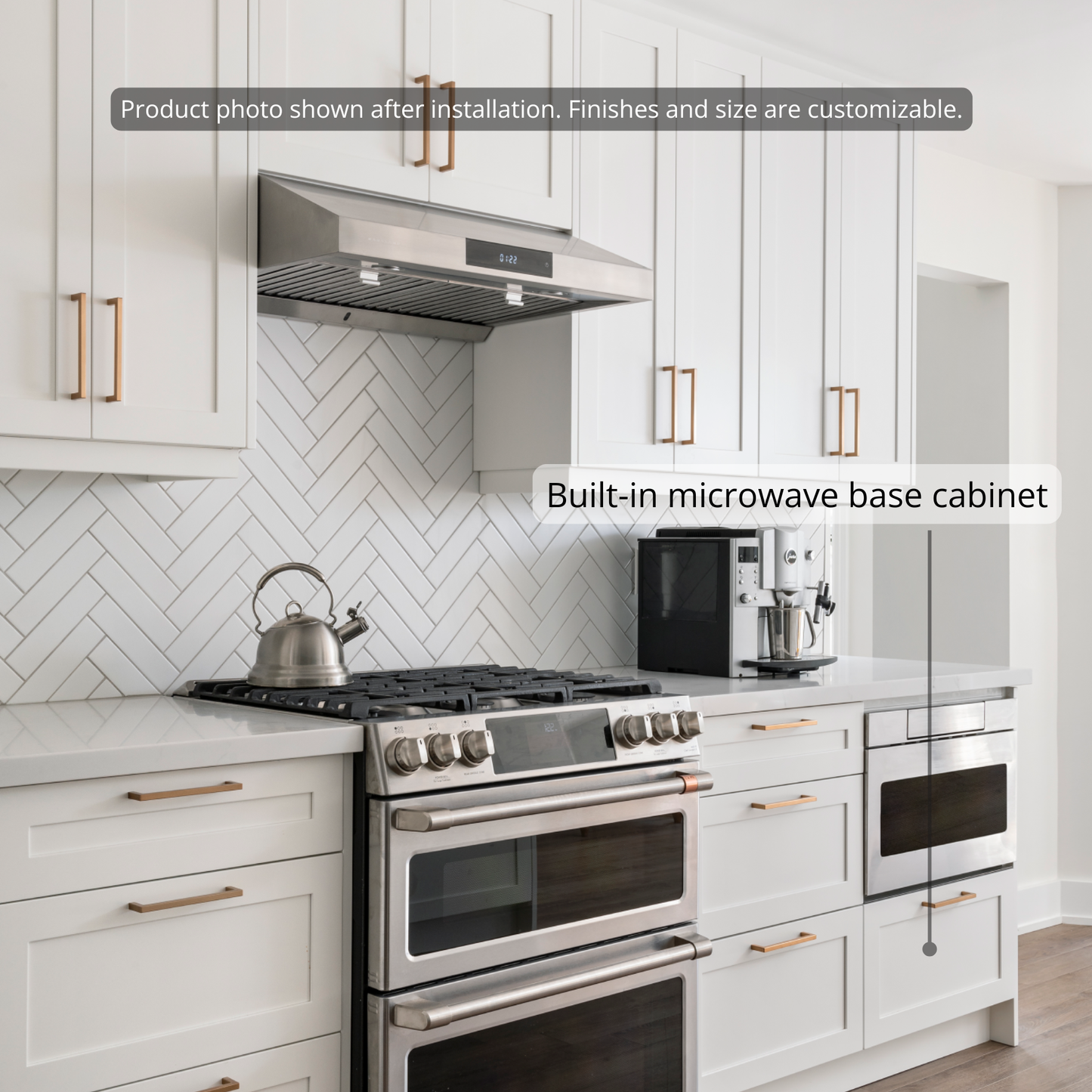 Base - Built-In Microwave + 1 Drawer