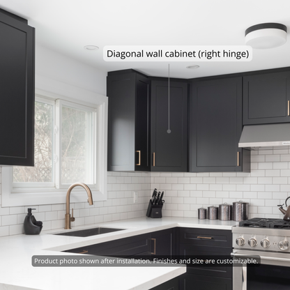 Wall - Tall Diagonal (Right Hinge)