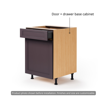 Base - Door (Right Hinge) + 1 Drawer
