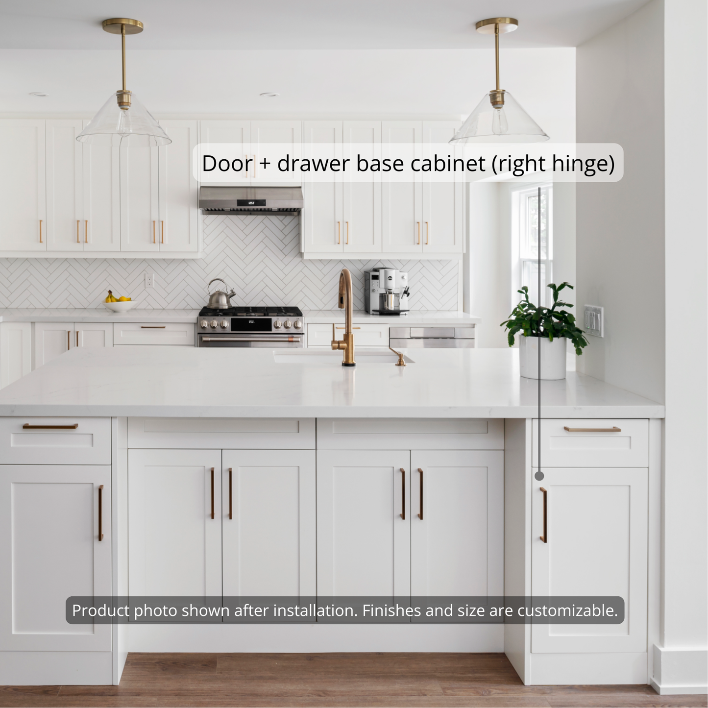 Base - Door (Right Hinge) + 1 Drawer