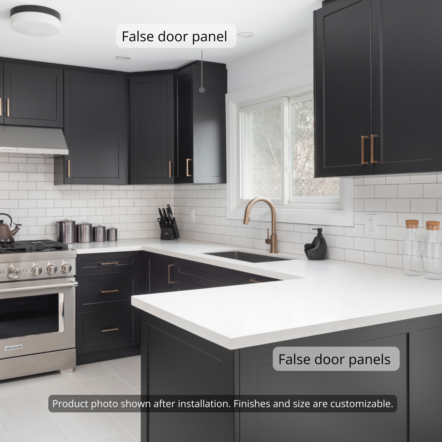 Custom Sized False Doors