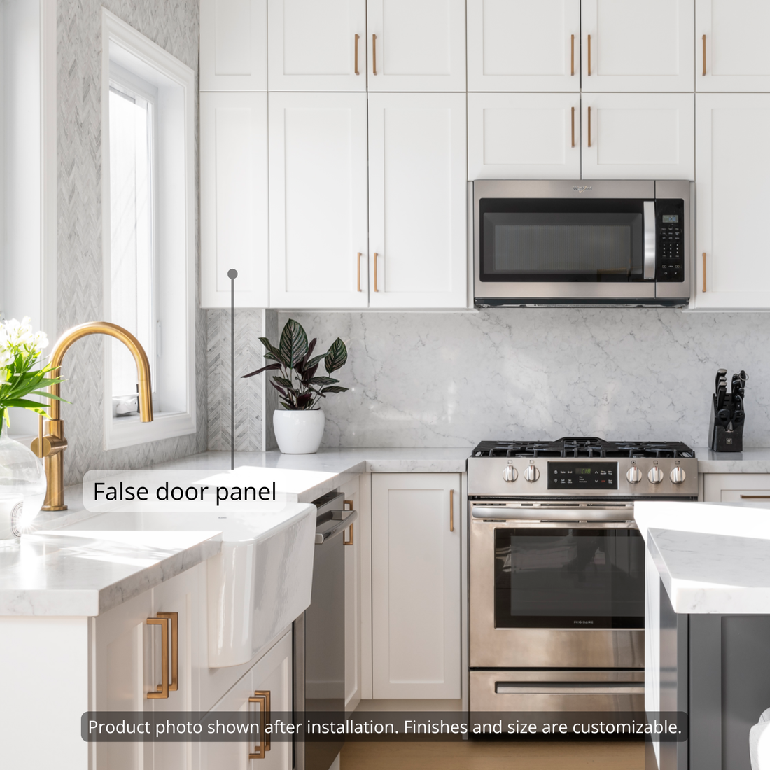 Custom Sized False Doors – PALET Cabinetry