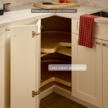 Base - Corner (Left Hinge) + Lazy Susan