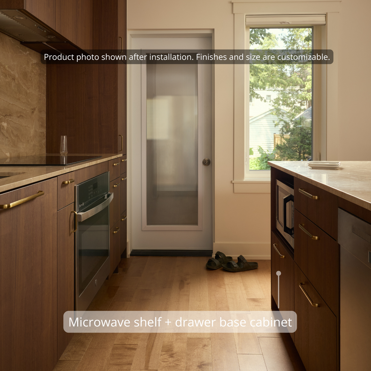 Base - Microwave Shelf + 1 Drawer