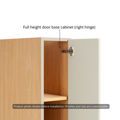 Base - Full Height Door (Right Hinge)