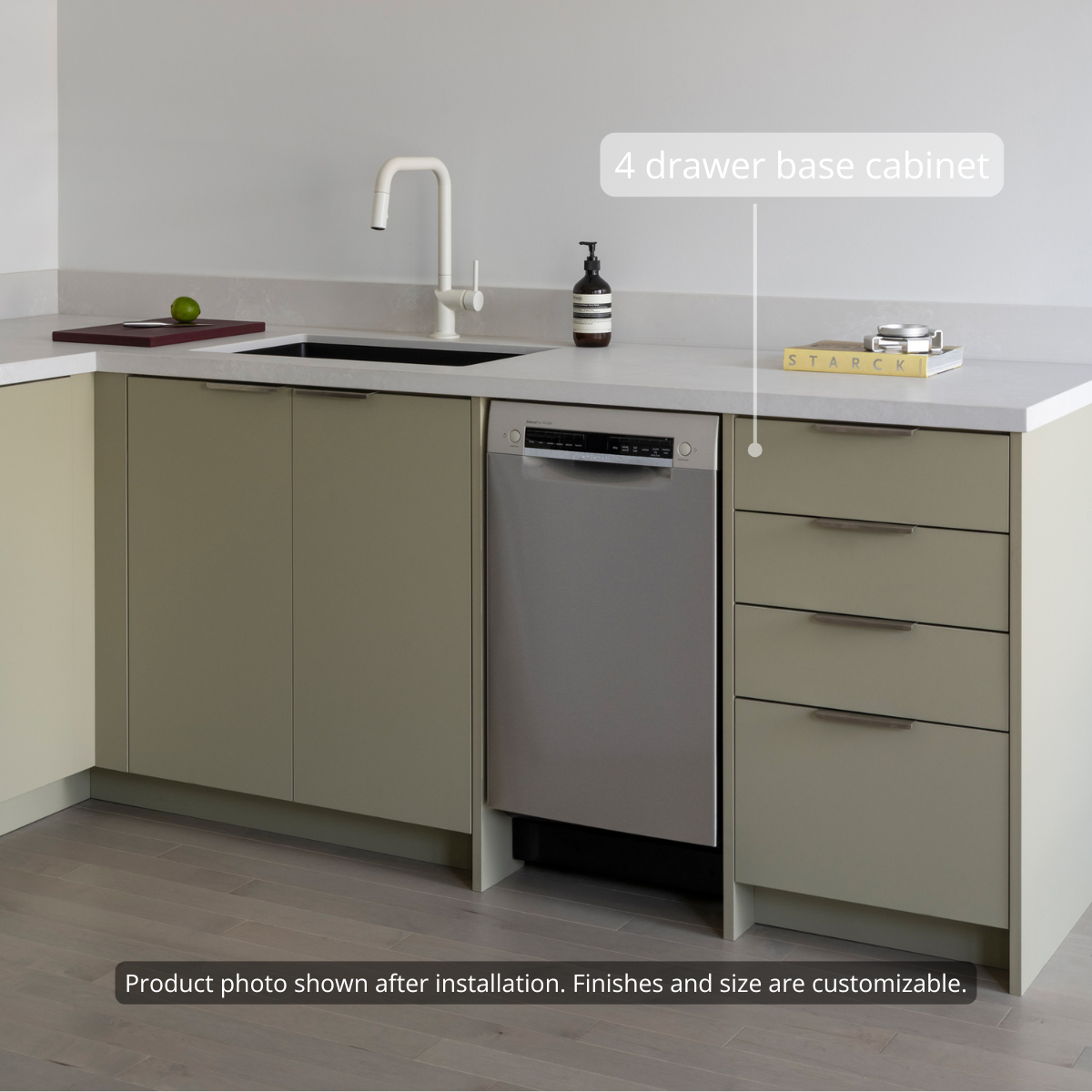 Base - 4 Drawers