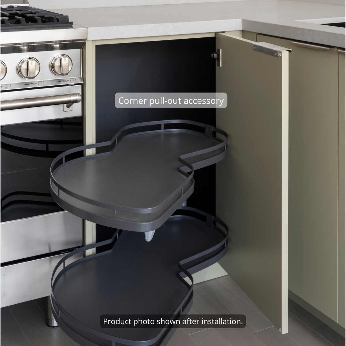 Base - Blind (Right Hinge) + Pull-out