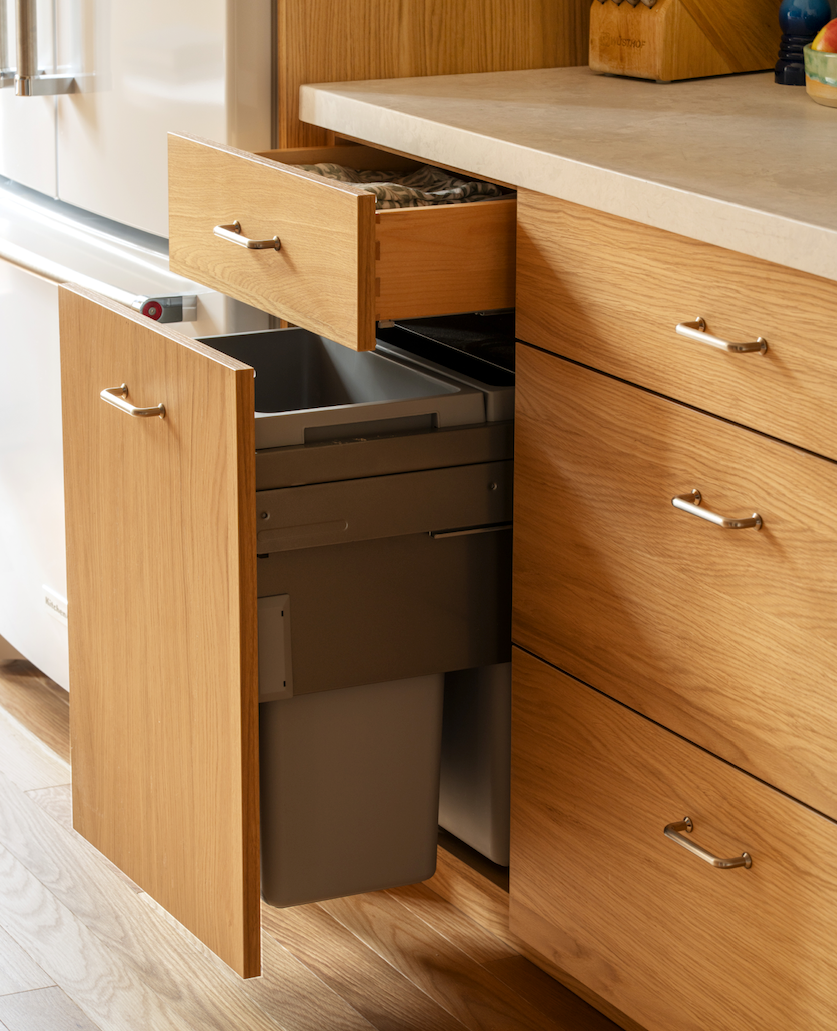Base - Recycle Pull-Out + 1 Drawer