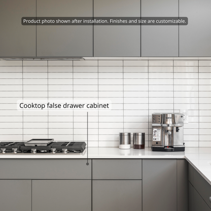 Base - Cooktop + False Drawer