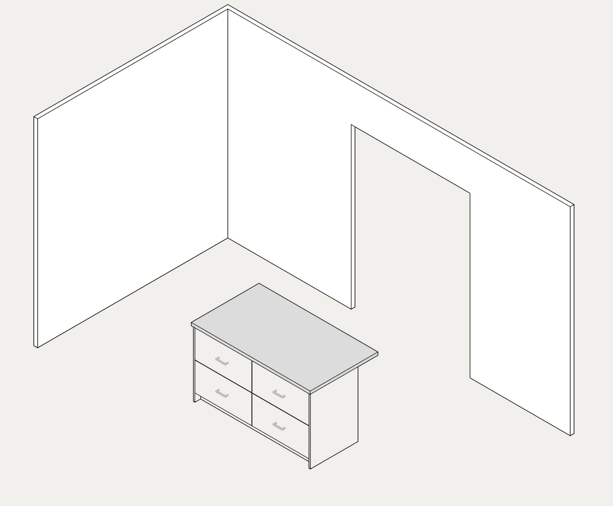 Simple island example, assembled