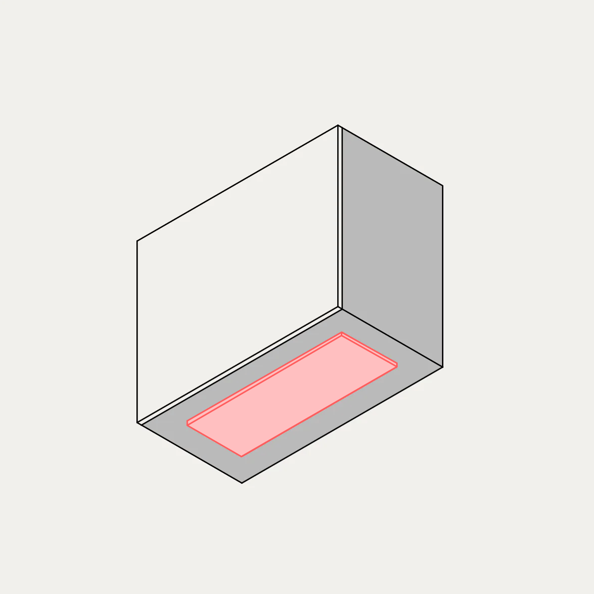 Wall - Hood (Top Hinge)